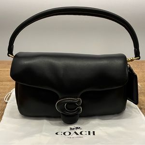 Coach Pillow Tabby Shoulder Bag 26 (Black)